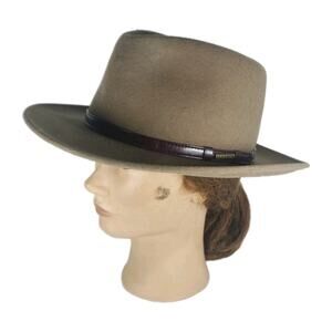 Stetson Men's Cruiser Brown Large Crushable Wool Felt Outdoor Fedora Hat
